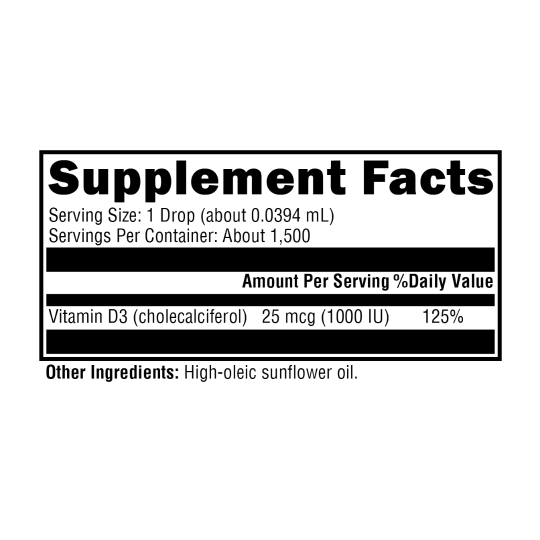 D3 Liquid 2.03 oz.
