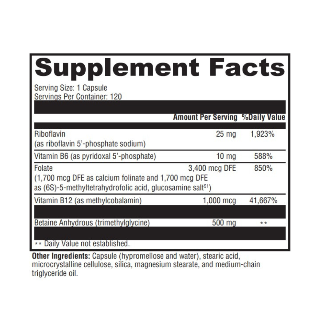 Methylated B Complex 120 - myvibrantstore