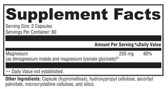 Optimum Magnesium Glycinate & Malate Chelate - myvibrantstore