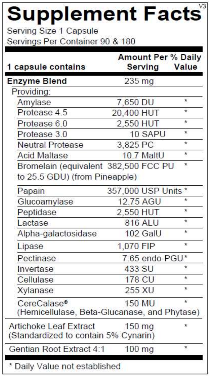 Vegan Digestive Enzymes - myvibrantstore