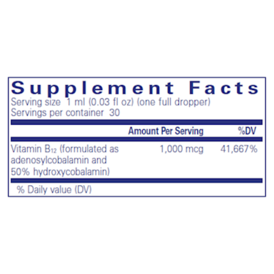 Adenosyl/Hydroxy B12 liquid 1 fl oz - myvibrantstore