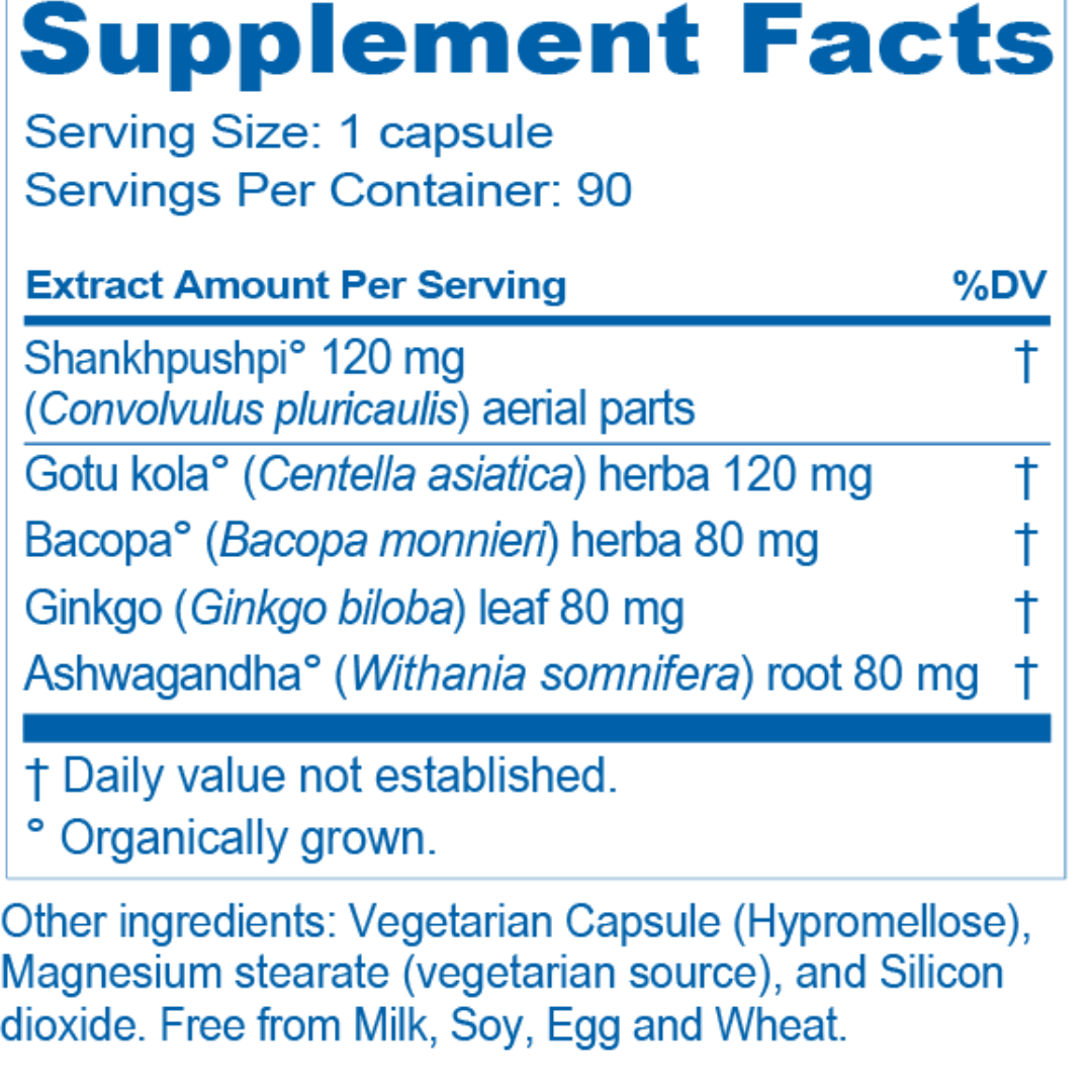 Bacopa Plus 90 caps - myvibrantstore