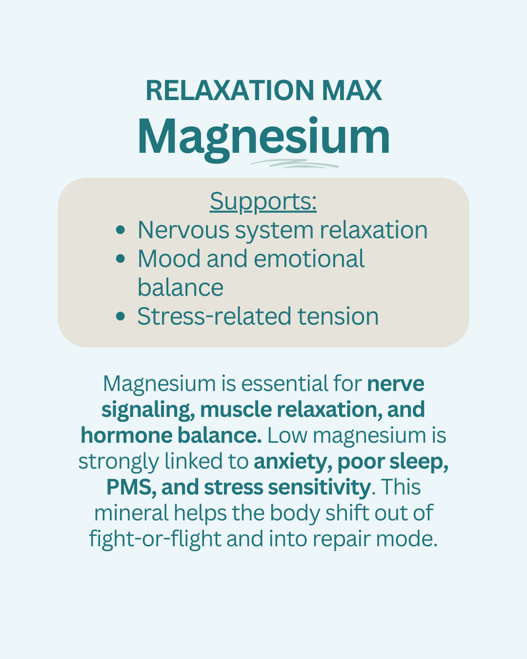 Relaxation Max (Unflavored Powder)