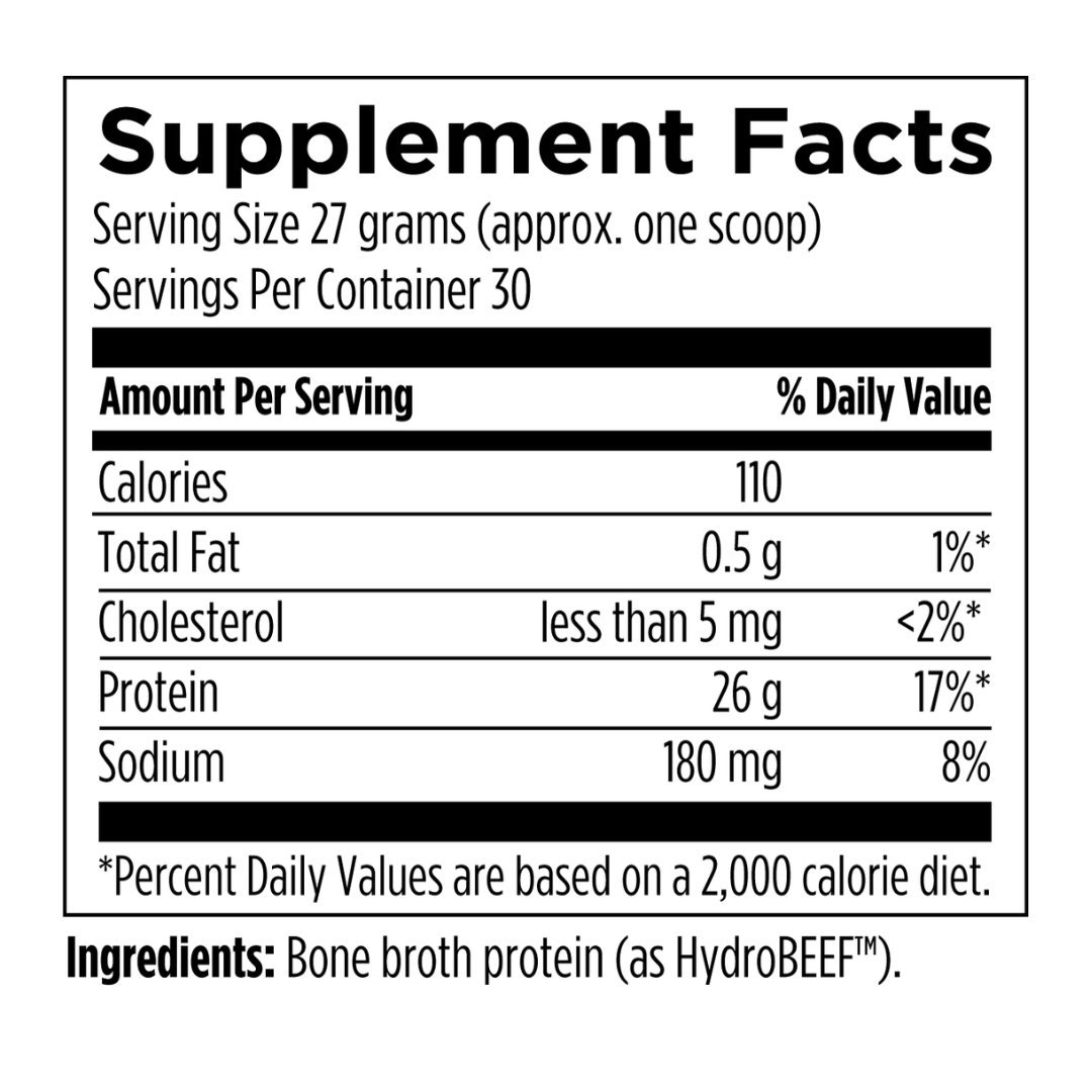 Paleo Bone Broth Protein Collagen