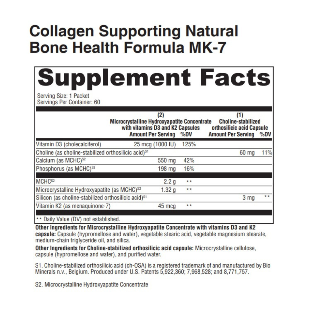 Collagen Supporting Natural Bone Health Formula - myvibrantstore