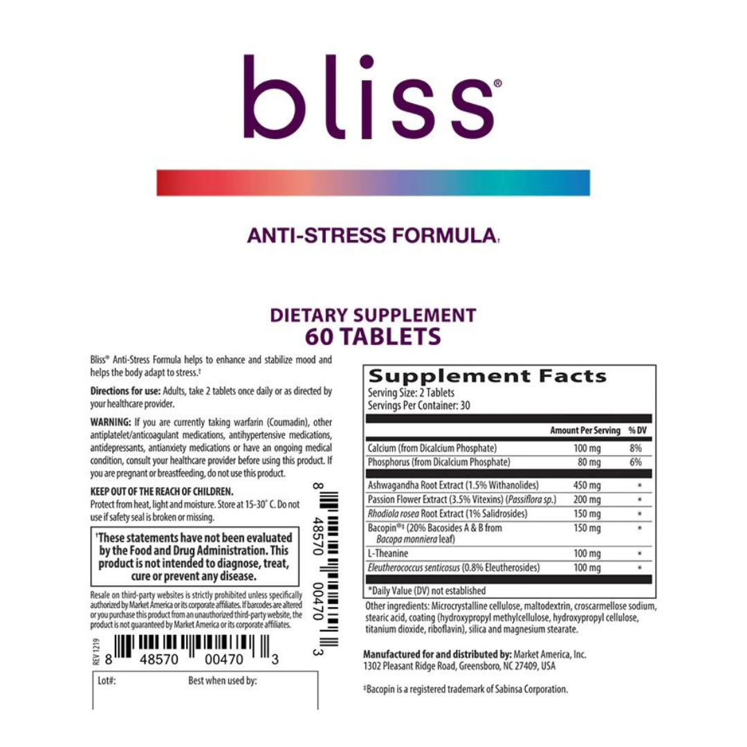 Bliss® Anti-Stress Formula - myvibrantstore